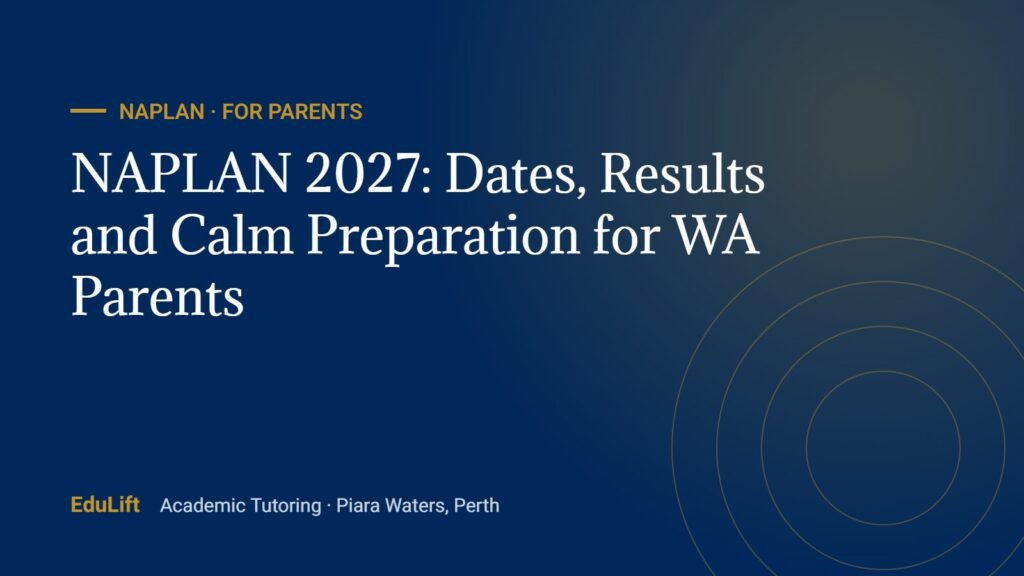 NAPLAN 2027 guide for WA parents